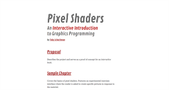 Desktop Screenshot of pixelshaders.com