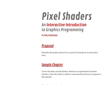 Tablet Screenshot of pixelshaders.com
